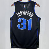 2025 Mavericks THOMPSON #31 Black City Edition NBA Jerseys