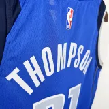 2025 Mavericks THOMPSON #31 Blue NBA Jerseys
