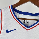 2025 76ers GEORGEG #8 White NBA Jerseys 热压