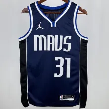 2025 Mavericks THOMPSON #31 Sapphire Blue NBA Jerseys