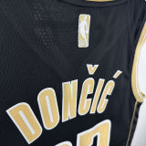 2025 Mavericks Dončić #77 Black Honor Edition NBA Jerseys