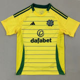 2024/25 Celtic Away Yellow Green Fans Jersey