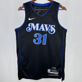 2025 Mavericks THOMPSON #31 Black City Edition NBA Jerseys