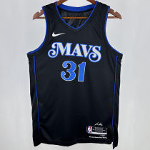 2025 Mavericks THOMPSON #31 Black City Edition NBA Jerseys