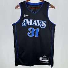 2025 Mavericks THOMPSON #31 Black City Edition NBA Jerseys