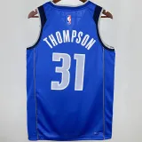 2025 Mavericks THOMPSON #31 Blue NBA Jerseys