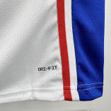 2025 76ers GEORGEG #8 White NBA Jerseys 热压