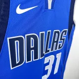 2025 Mavericks THOMPSON #31 Blue NBA Jerseys