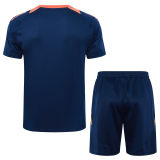 2025 M Utd Sapphire Blue Training Jersey(A Set)