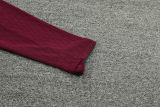 2025 PSG Wine Red Kids Sweater Tracksuit