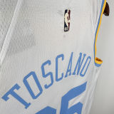 2025 Lakers TOSCANO #95 White Retro NBA Jerseys 热压