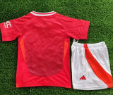 2024/25 M Utd Home Red Kids Soccer Jersey