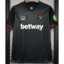 2024/25 West Ham Away Black Fans Soccer Jersey
