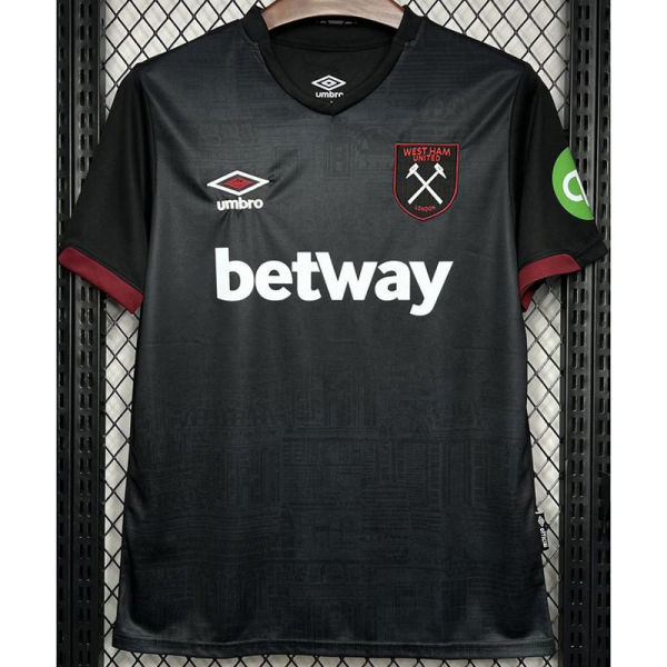 2024/25 West Ham Away Black Fans Soccer Jersey