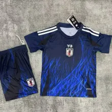 2024/25 Japan Home Y-3 Blue Kids Soccer Jersey