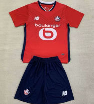 2024/25 Lille Home Red Kids Soccer Jersey