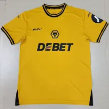 2024/25 Wolves Home Yellow Fans Soccer Jersey