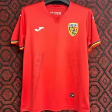 2023/24 Romania Away Red Fans Soccer Jersey