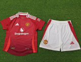 2024/25 M Utd Home Red Player Version Kids Jersey 球员版童装