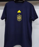 2024/25 Spain Dark Blue Cotton Shirt
