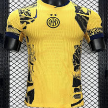 2024/25 In Milan Third Yellow Player Version Soccer Jersey