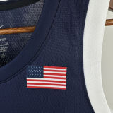 2025 Team USA BOOKER #15 Sapphire Blue NBA Jerseys
