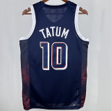2025 Team USA TATUM #10 Sapphire Blue NBA Jerseys
