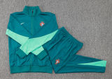 2025 Portugal Green Jacket Tracksuit