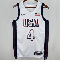 2025 Team USA CURRY #4 White NBA Jerseys