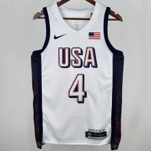 2025 Team USA CURRY #4 White NBA Jerseys