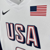 2025 Team USA HALIBURTON #9 White NBA Jerseys