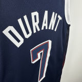 2025 Team USA DURANT #7 Sapphire Blue NBA Jerseys
