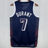 2025 Team USA DURANT #7 Sapphire Blue NBA Jerseys