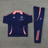 2025 M Utd Sapphire Blue Jacket Tracksuit