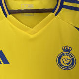 2024/25 Al Nassr Home Yellow Fans Soccer Jersey