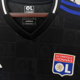 2024/25 Lyon Away Black Fans Soccer Jersey
