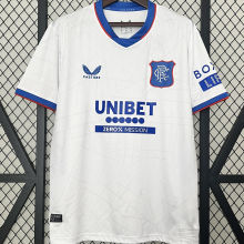 2024/25 Glasgow Rangers Away White Fans Jersey
