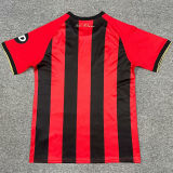 2023/24 Nice Home Red Black Fans Soccer Jersey