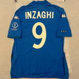 2002 taly Home Blue Retro Soccer Jersey  No armband 没有臂章