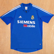 2004/05 RM Third Blue Retro Soccer Jersey