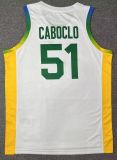 2024 Brazil Team CABOCLO #51 White Jersey