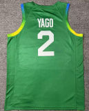2024 Brazil Team YAGO #2 Green Jersey
