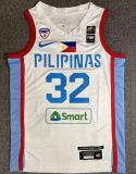 2024 PILIPINAS Team BROWNLEE #32 White Jersey