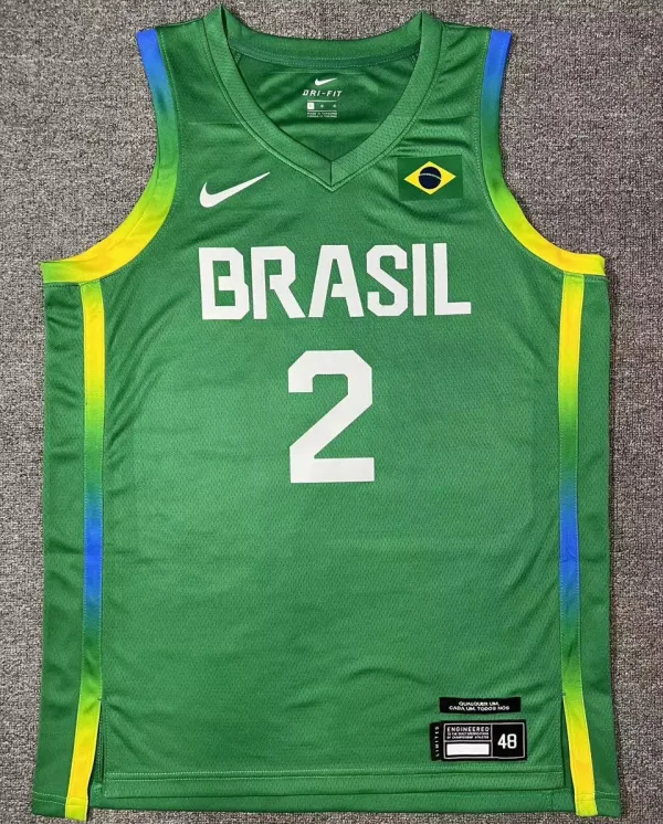 2024 Brazil Team YAGO #2 Green Jersey
