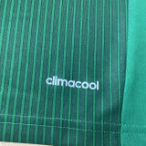 2014 Mexico Home Green Retro Long Sleeve Soccer Jersey