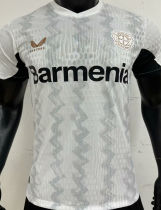2024/25 LeverKusen Away White Player Version Soccer Jersey