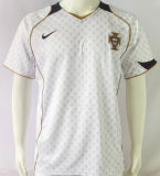 2014 Portugal Away White Retro Soccer Jersey