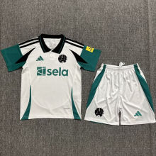 2024/25 Newcastle Third White Kids Soccer Jersey