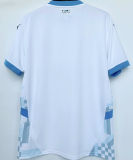 2024/25 MS 1:1 Quality Home White Fans Soccer Jersey (Print All Sponsor) 背下+袖+右臂上广告