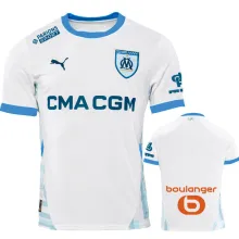2024/25 MS 1:1 Quality Home White Fans Soccer Jersey (Print All Sponsor) 背下+袖+右臂上广告